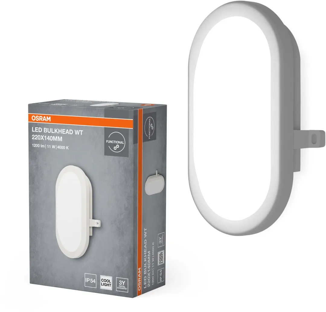 Osram LED Wandlamp Bulkhead 11W 4000K - IP54 IK06