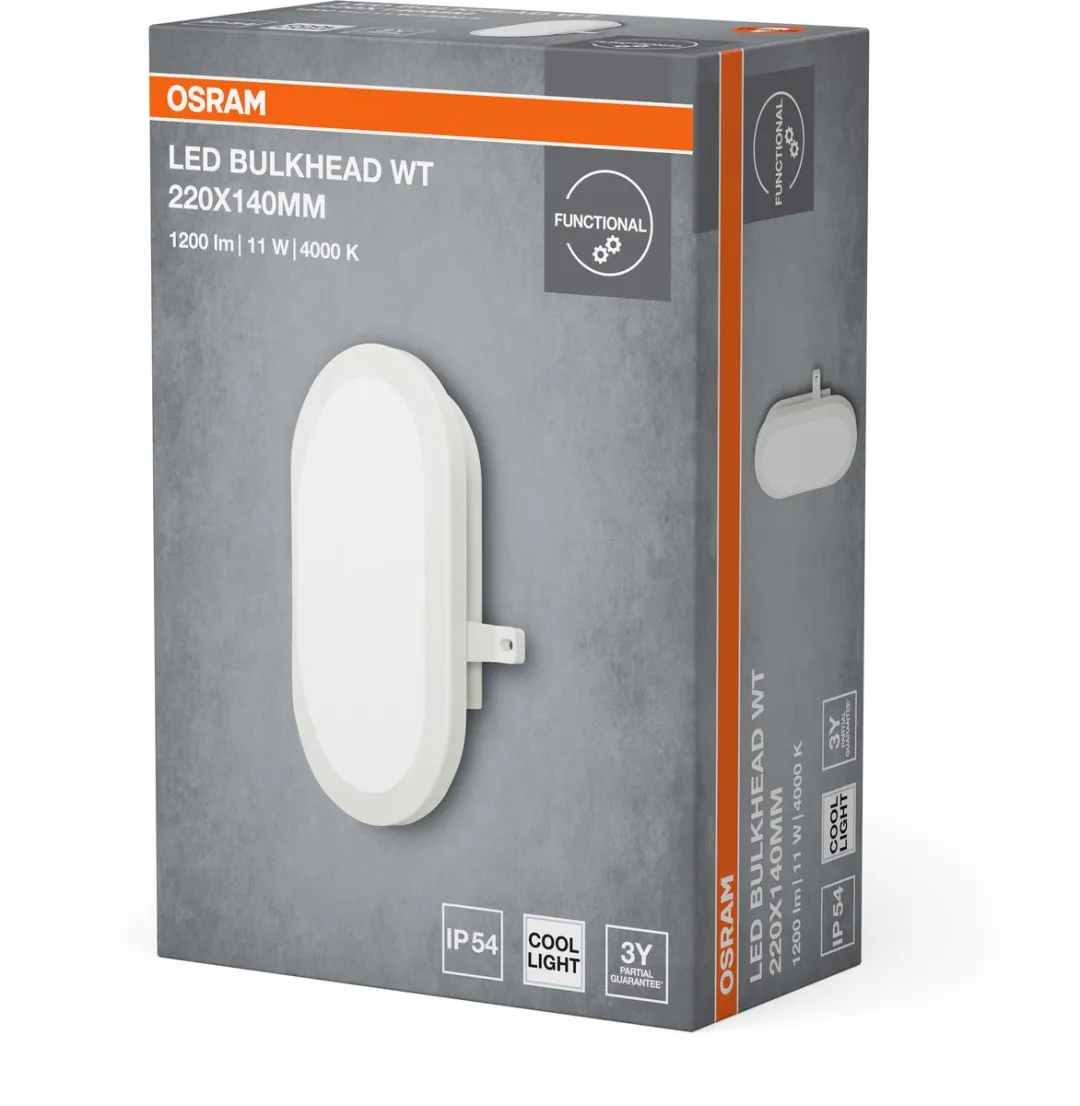Osram LED Wandlamp Bulkhead 11W 4000K - IP54 IK06