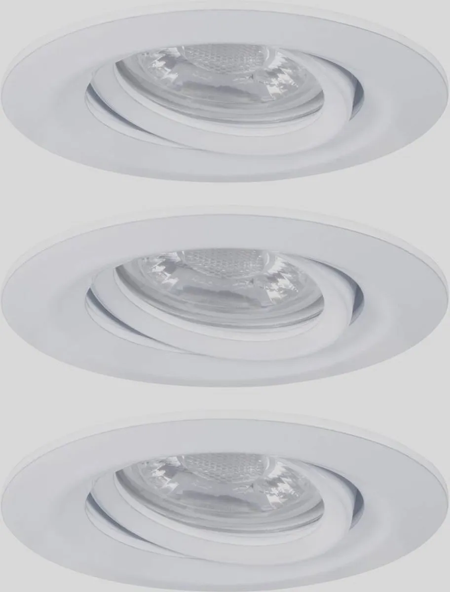Paulmann Nova Mini Coin Basisset LED-inbouwlamp 3x4W 310lm 2700K - Wit mat