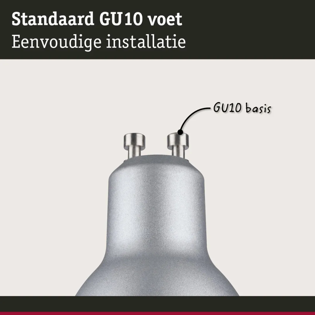 Paulmann LED Reflector GU10 Set 3x7W 2700K - 3 Stuks - afbeelding 6 van 6