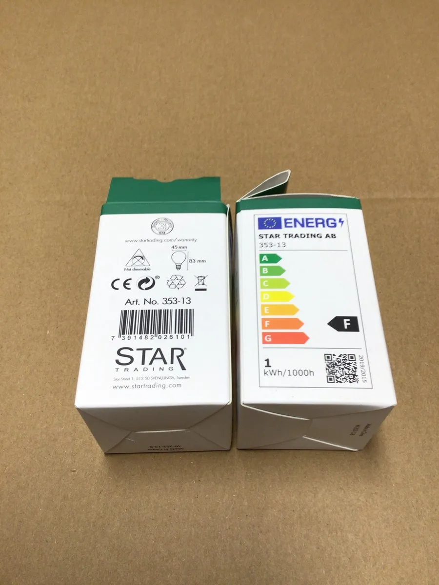 Star Trading Kogellamp E14 0.8W Super Warm Wit