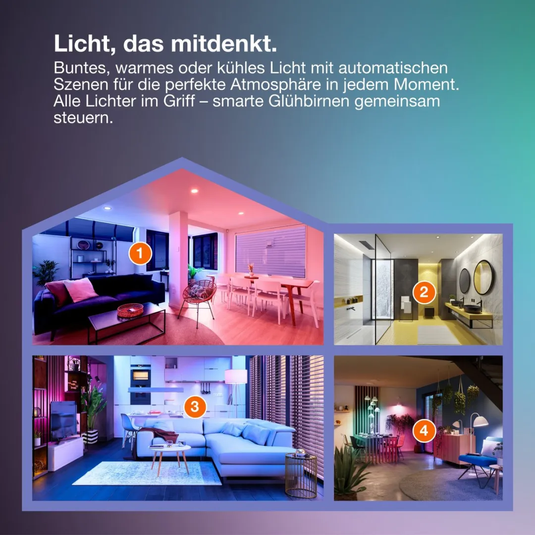 Osram SMART+ LED-lamp A60 RGBW B22D - 9W - Mat - RGBW