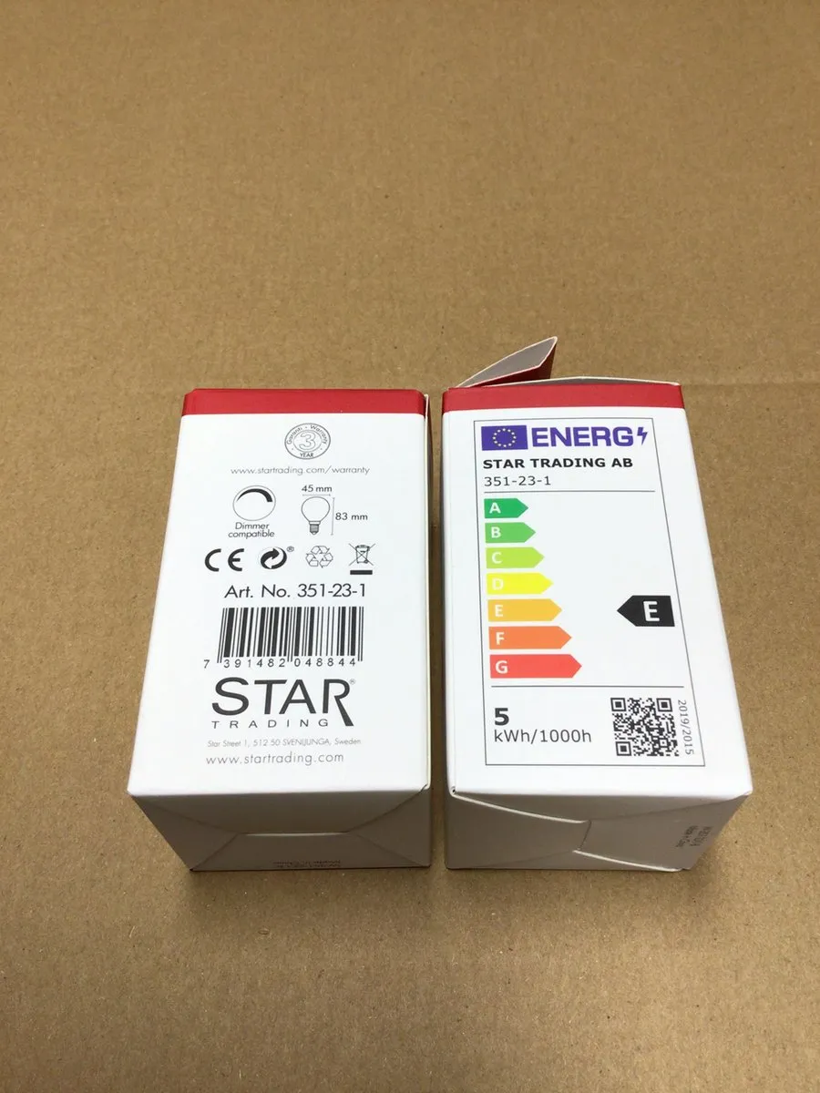 Star Trading Kogellamp E14 4.2W Extra Warm Wit - Dimbaar