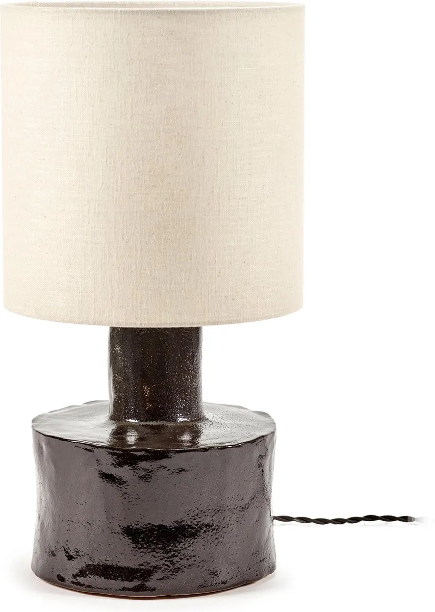 Serax Marie Michielssen Tafellamp - Ø25cm H47cm - Zwart/Beige