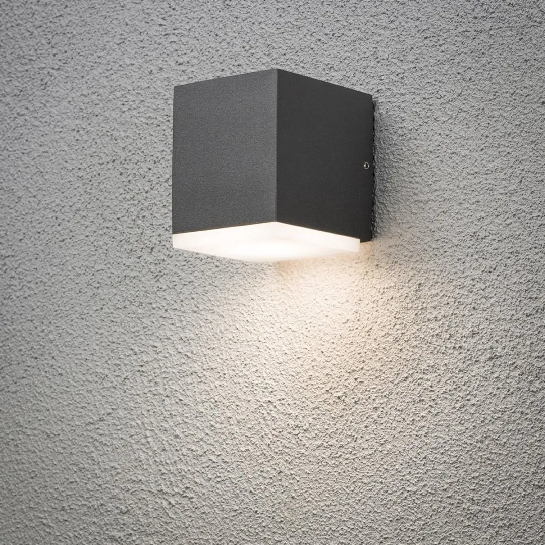 Konstsmide Monza Wandlamp 6W - Antraciet - afbeelding 6 van 6