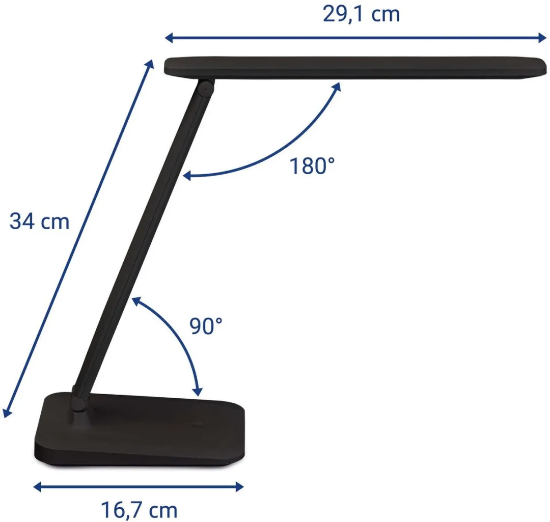 MAUL Accu-lamp MAULsally LED 3.000–6.500K - Zwart