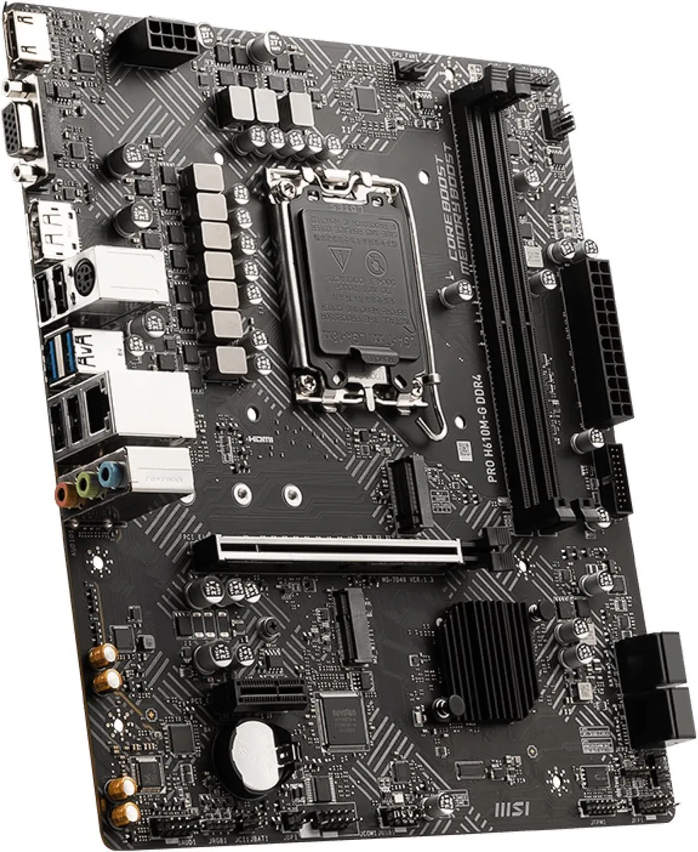 MSI PRO H610M-G Moederbord - LGA1700 - DDR4 - afbeelding 6 van 6