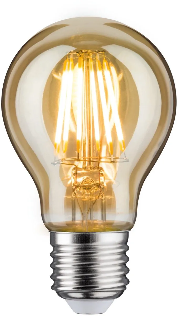 Paulmann 1879 Filament LED-gloeilamp E27 3x6W 1700K - 3 Stuks - Goud