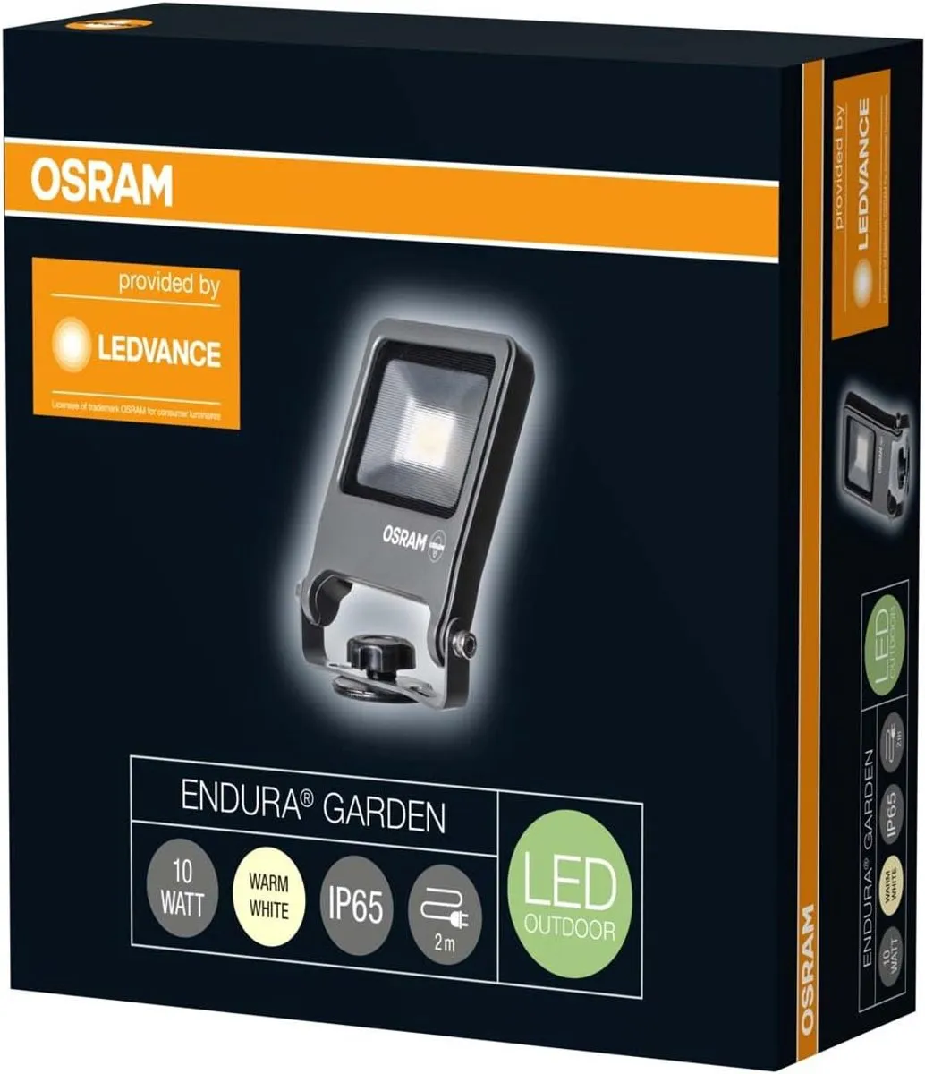 Osram LED Endura Garden Flood Spike Tuinschijnwerper - Warm wit