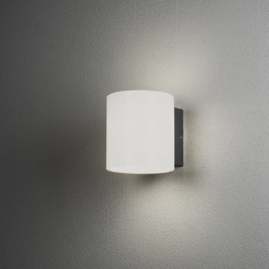Konstsmide Wandlamp Foggia Led 17,5 Cm 290lm 3000k Antraciet