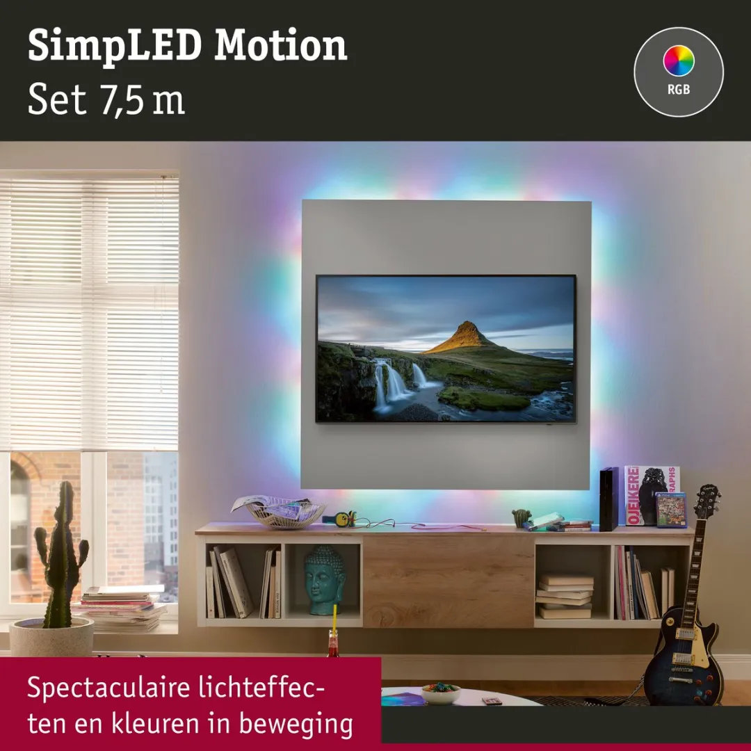 Paulmann SimpLED Motion LED Strip RGB 7,5m - 15W - 30 LEDs/m