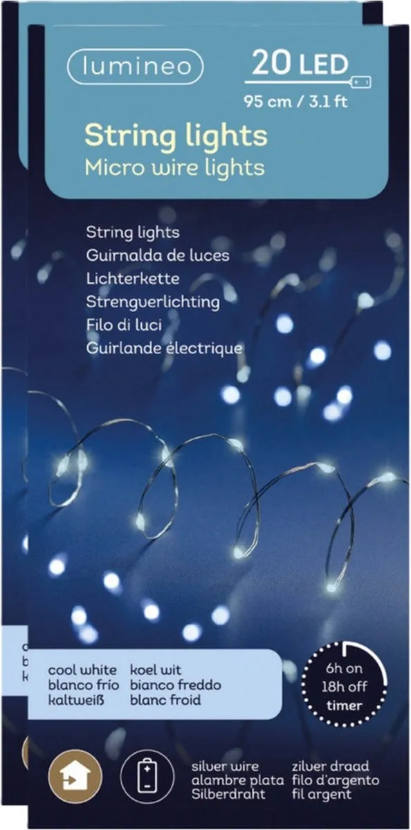 Lumineo Kerstverlichting 20 LED