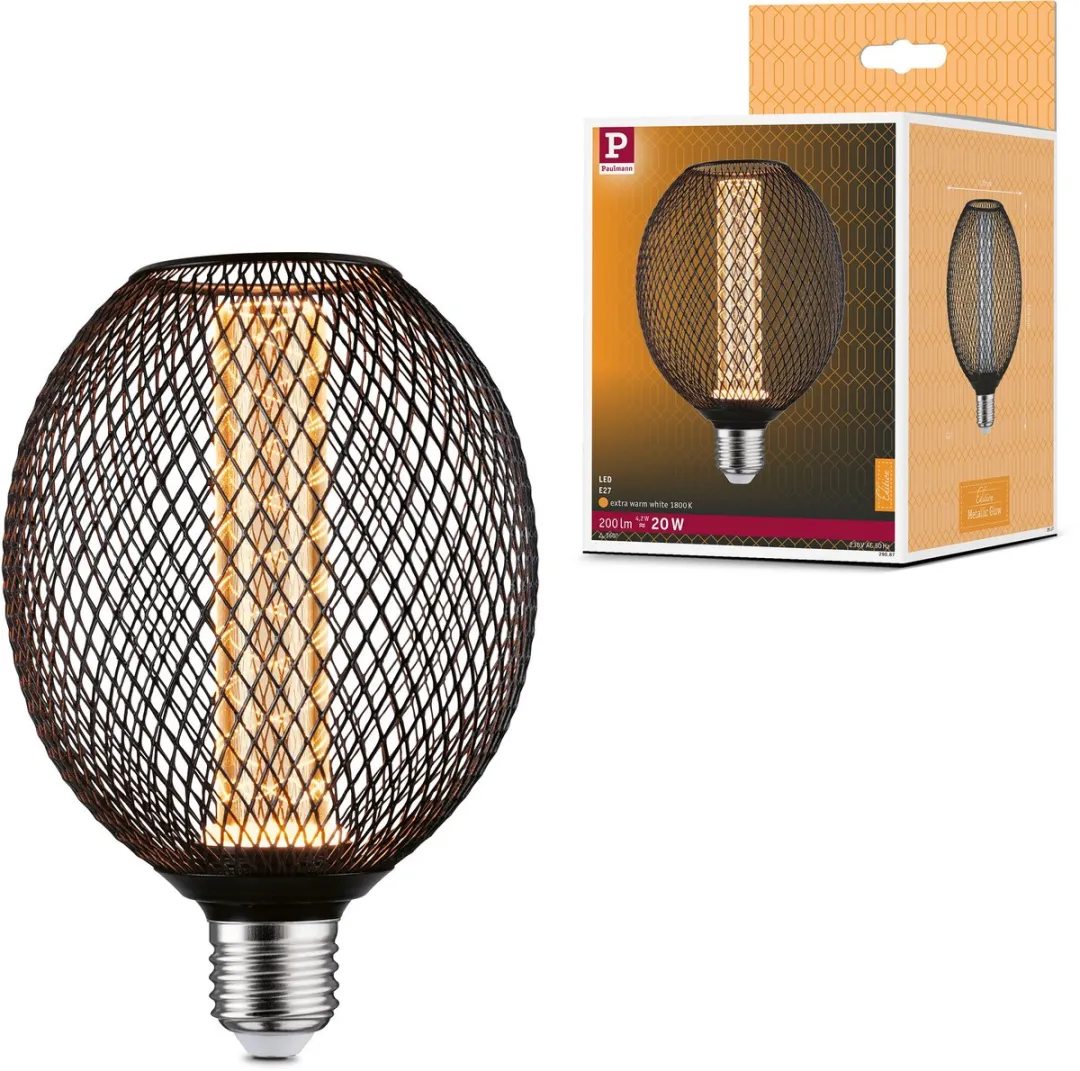 Paulmann Metallic Glow LED Globe E27 4,2W 200lm