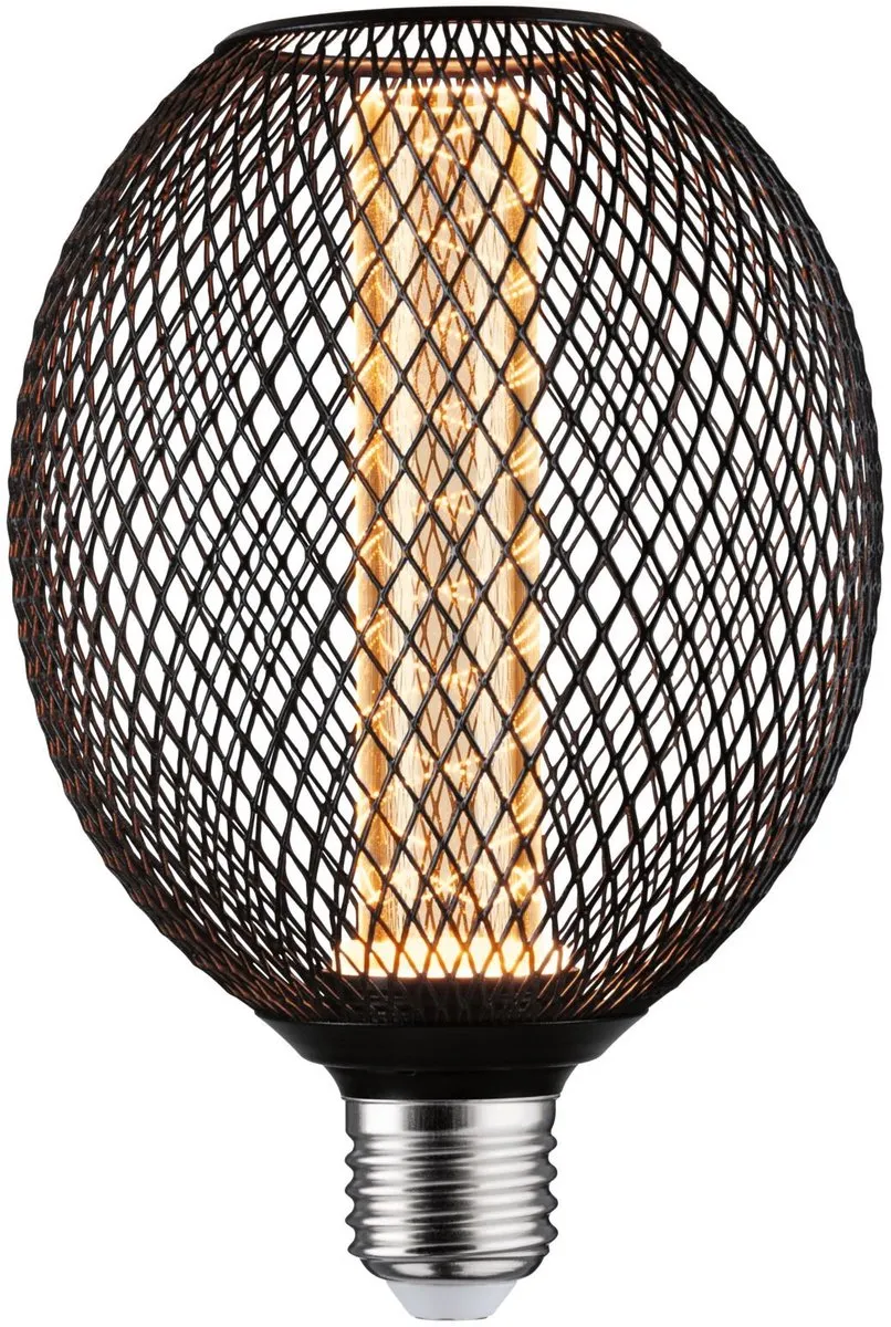 Paulmann Metallic Glow LED Globe E27 4,2W 200lm - Zwart
