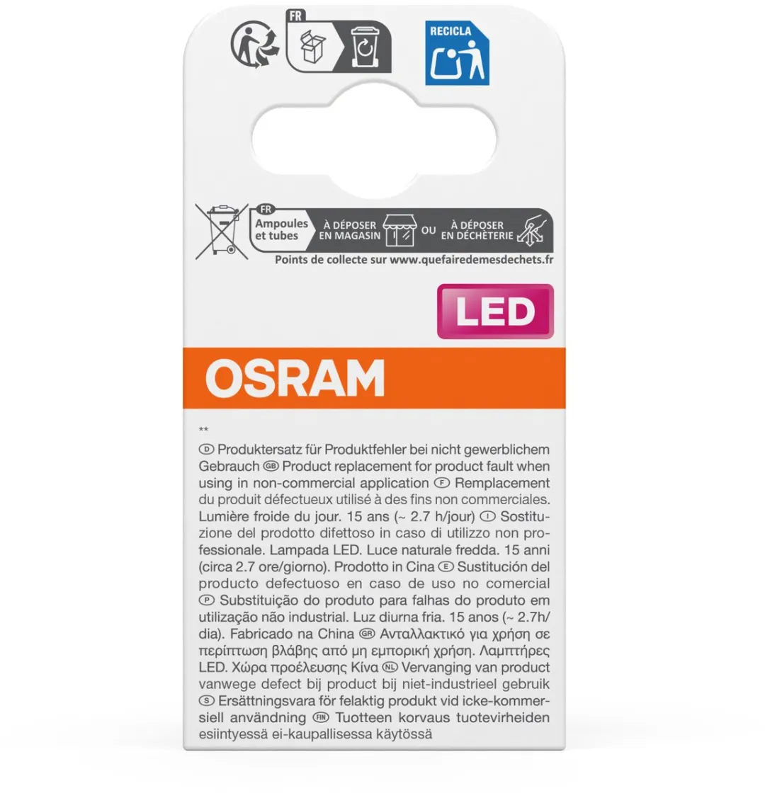 Osram LED Spot Star PAR16 GU10 2,4W 36° 230lm - Helder
