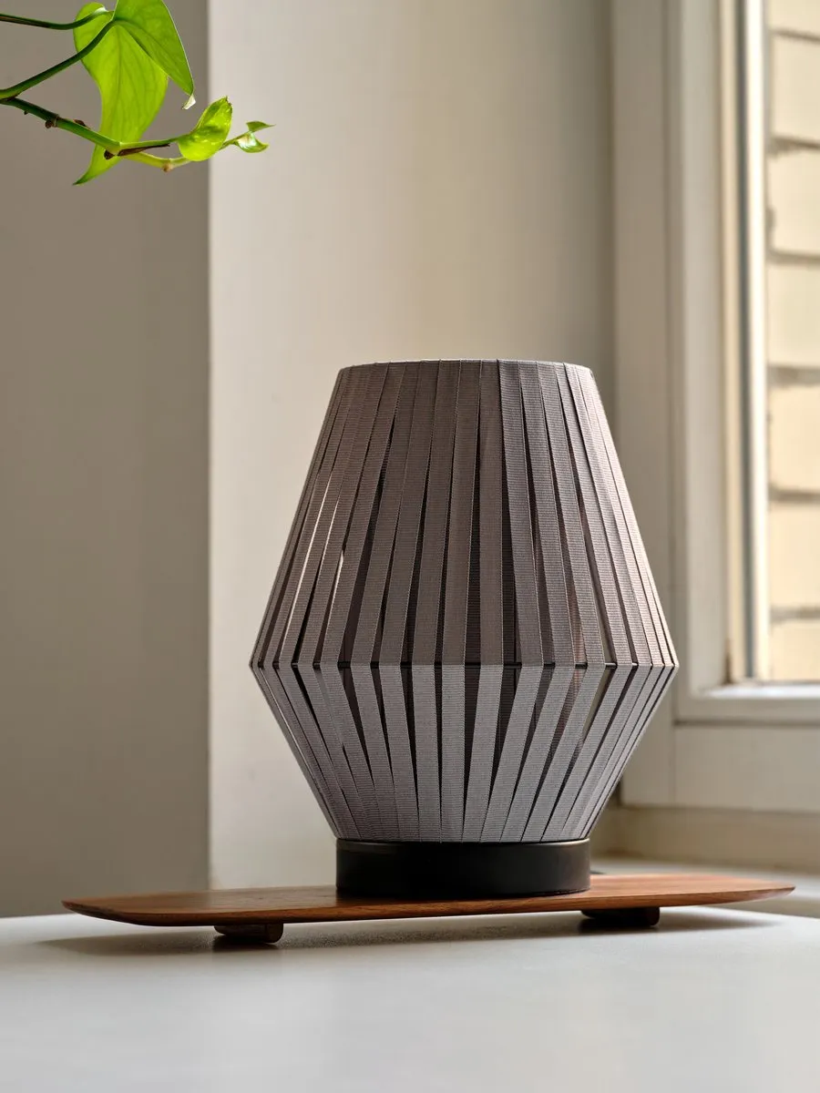 Osram Decor Stripes Tafellamp E14 Donkergrijs