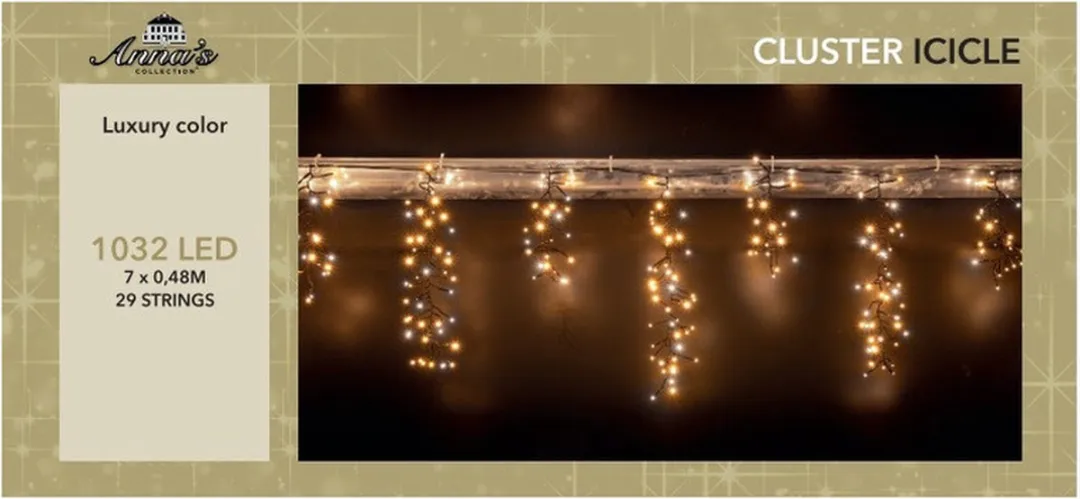 Anna's Collection IJspegelverlichting 1032 LED - 700cm Warm Wit