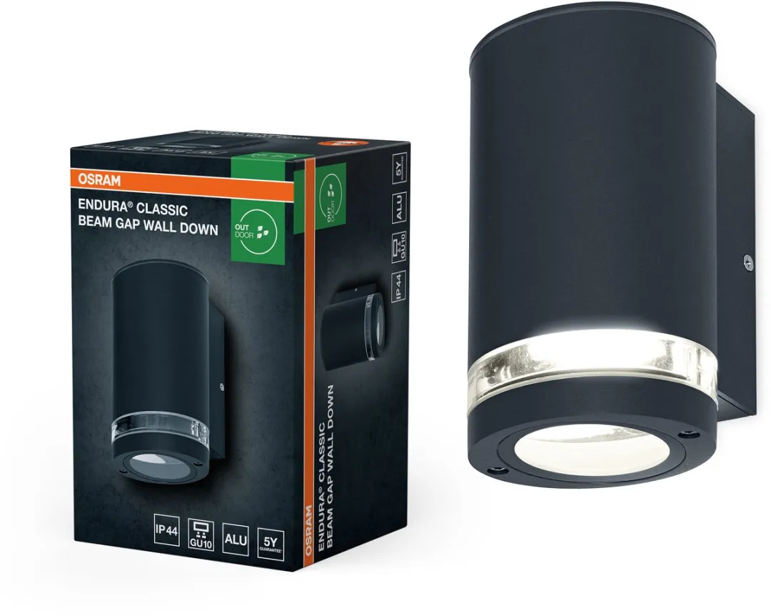 Osram Endura Classic Beam Gap Wall Down GU10 - Donkergrijs