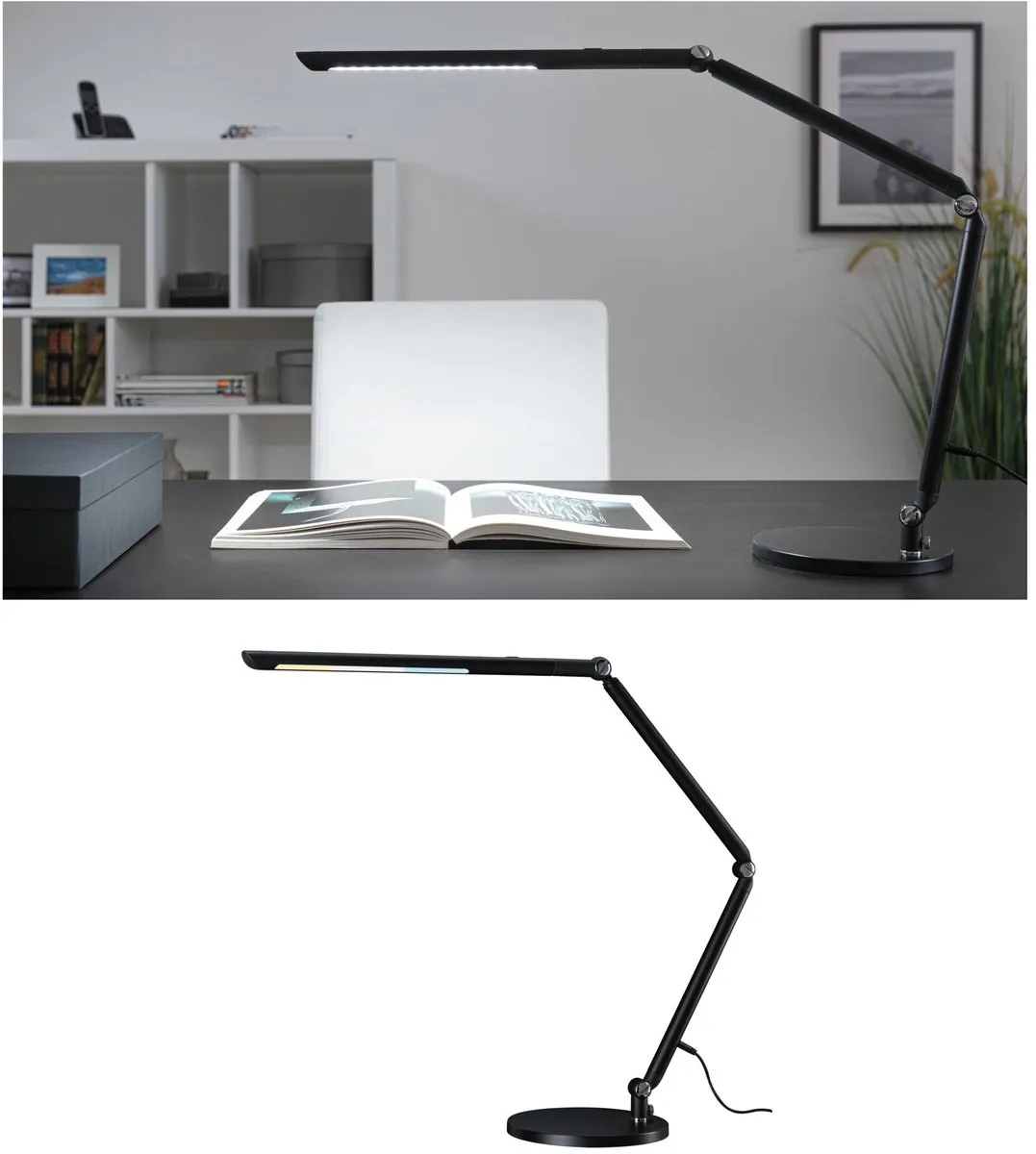 Paulmann LED-bureaulamp FlexBar 700lm 9,5W - Zwart