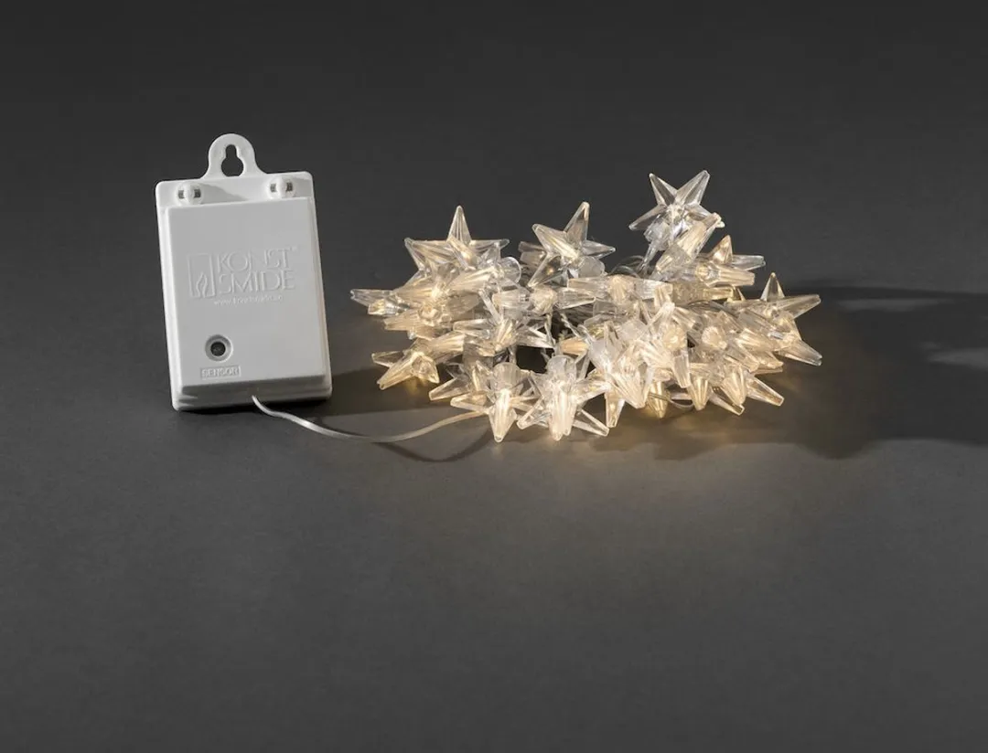 Konstsmide Lichtsnoer Sterretjes 40 LED 4,4m - Transparant