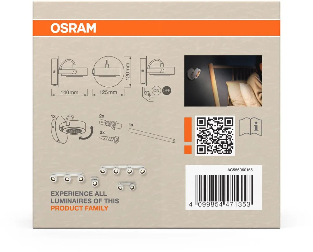 Osram Decor Spot Venus 5,5W Warm Wit