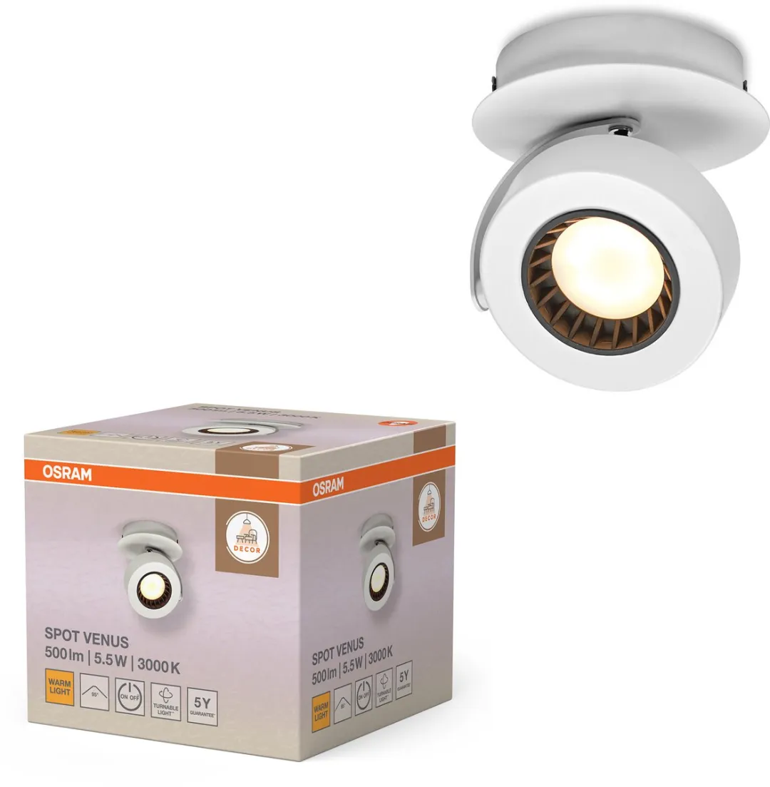 Osram Decor Spot Venus 5,5W Warm Wit