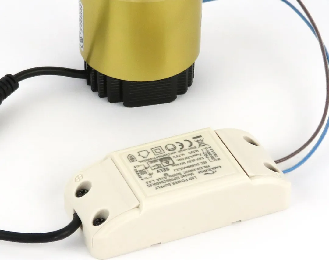 2X Gouden LED Inbouwspot - 5W - 3000K Warm Wit - ⌀80mm - Anti glare - Hoogwaardig Aluminium - Energiezuinig & Duurzaam