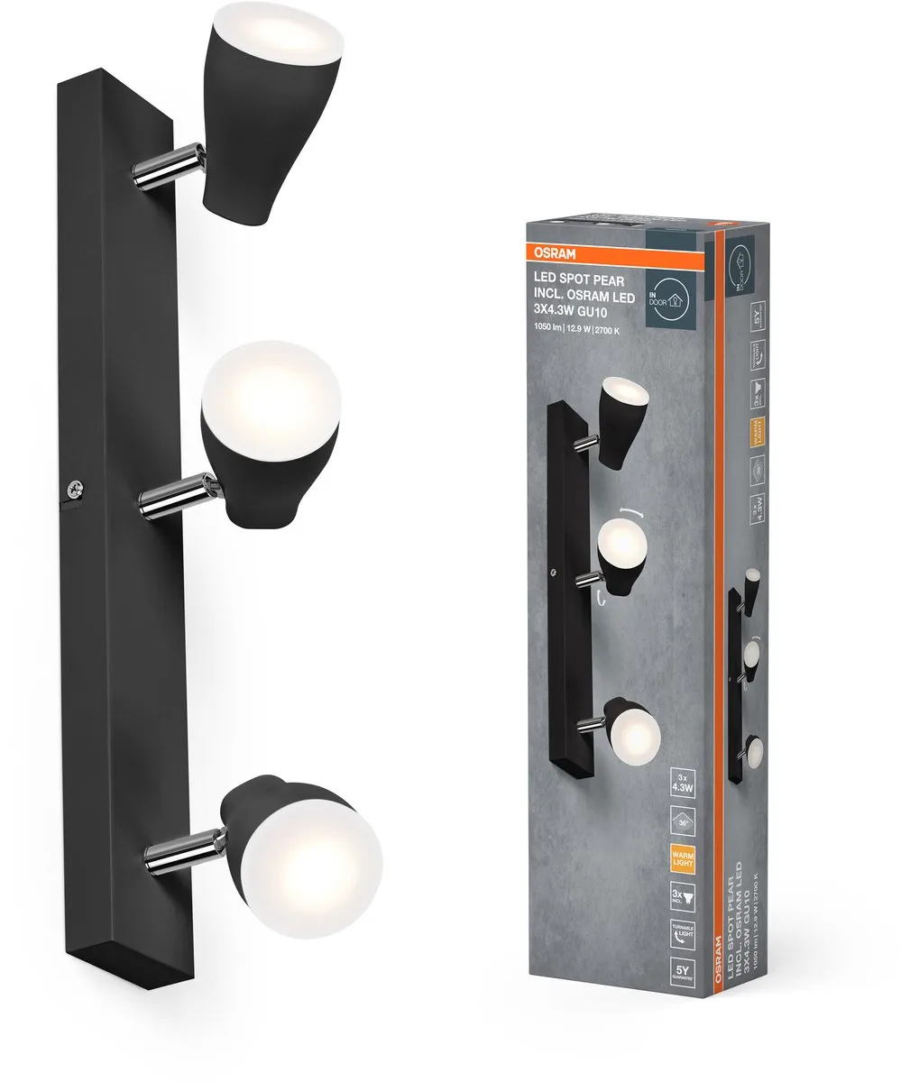 Osram LED Spot Pear Plafondspot 12,9W 630lm GU10