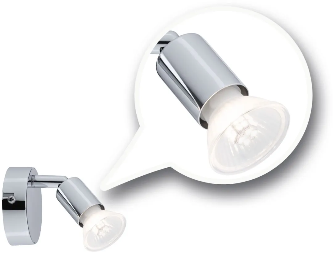 Paulmann Spotlight Carolina IP44 GU10 10W - Chroom