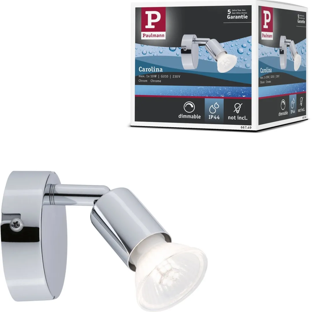 Paulmann Spotlight Carolina IP44 GU10 10W
