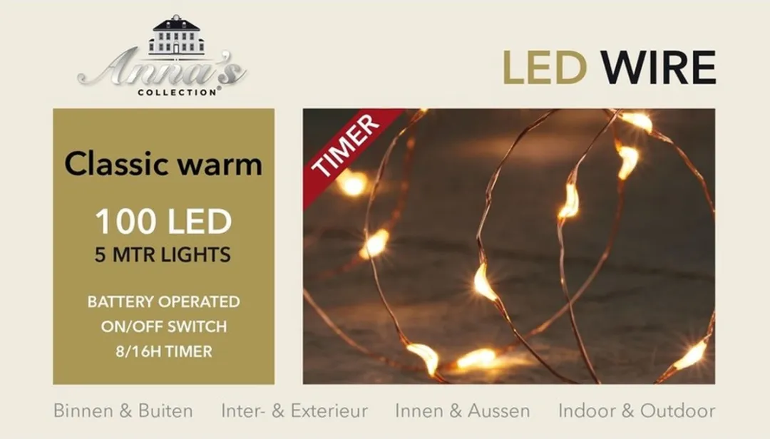 Anna's Collection LED Kerstverlichting 5m