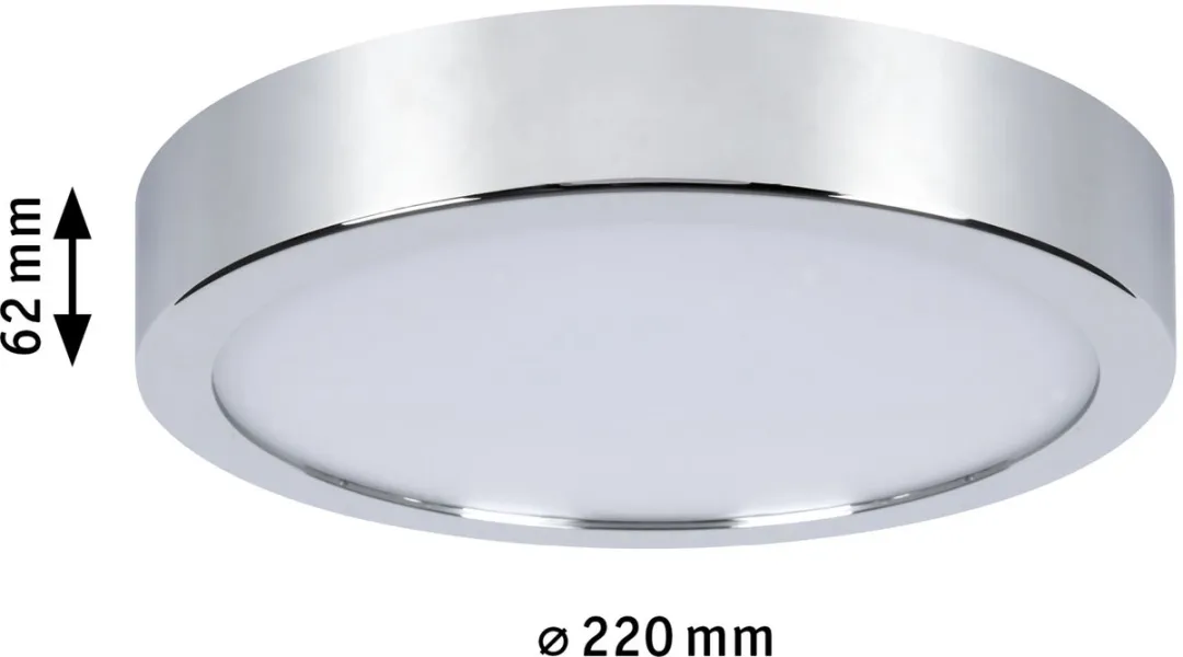 Paulmann LED-paneel Aviar IP44 13W 950lm 4000K - Chroom