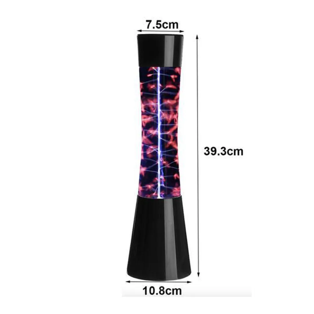 Twinkle Toys Plasma Tube Light - Roze licht 7.5cm - Zwart