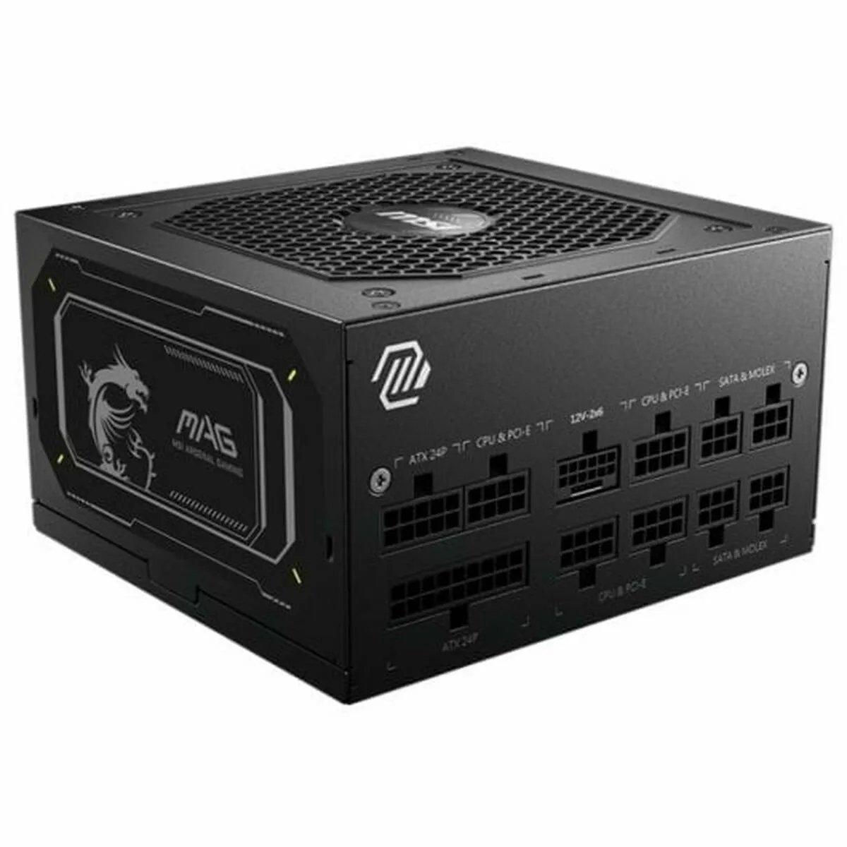 MSI MAG A850GL PCIE5 II Voeding 850W - Volledig Modulair - Zwart