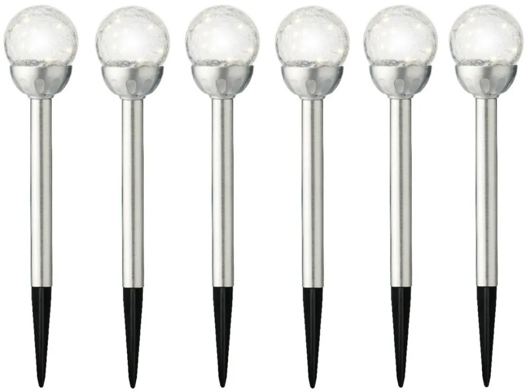 Lumineo Solar LED Stekerbol 6x