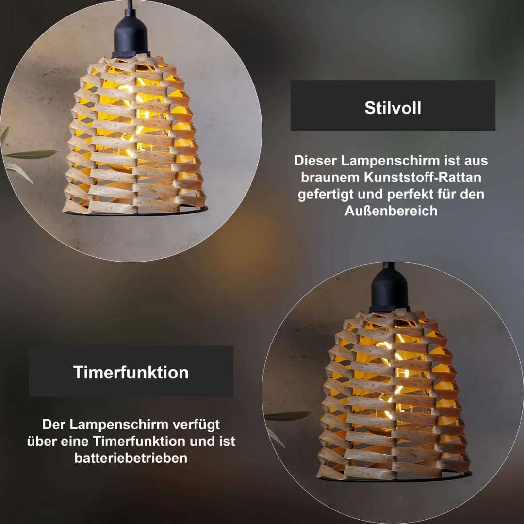 Star Trading Twine Hanglamp - Bruin