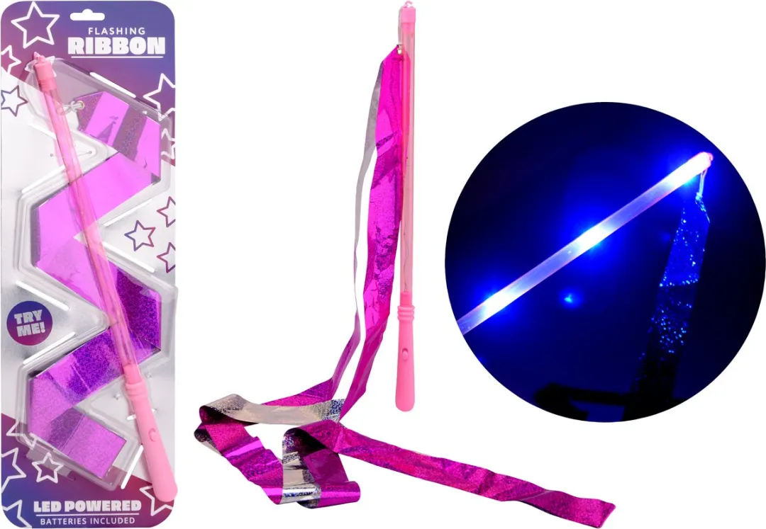 Johntoy Glitter Lint met LED