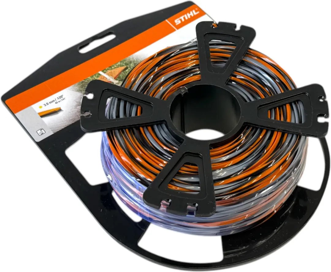 Stihl CF3 PRO Maaidraad 3,0mm x 45m - Oranje/Zwart/Grijs