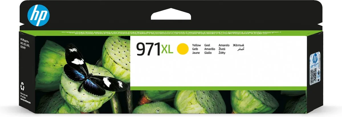 HP 971XL Inktcartridge Geel - 6600 pagina's