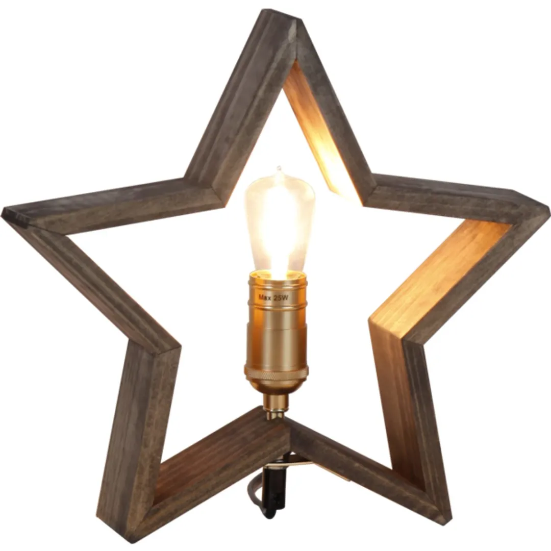 Star Trading Druppel-Edison Lamp 3-Pack - 1.9W - Rookglas - afbeelding 6 van 6