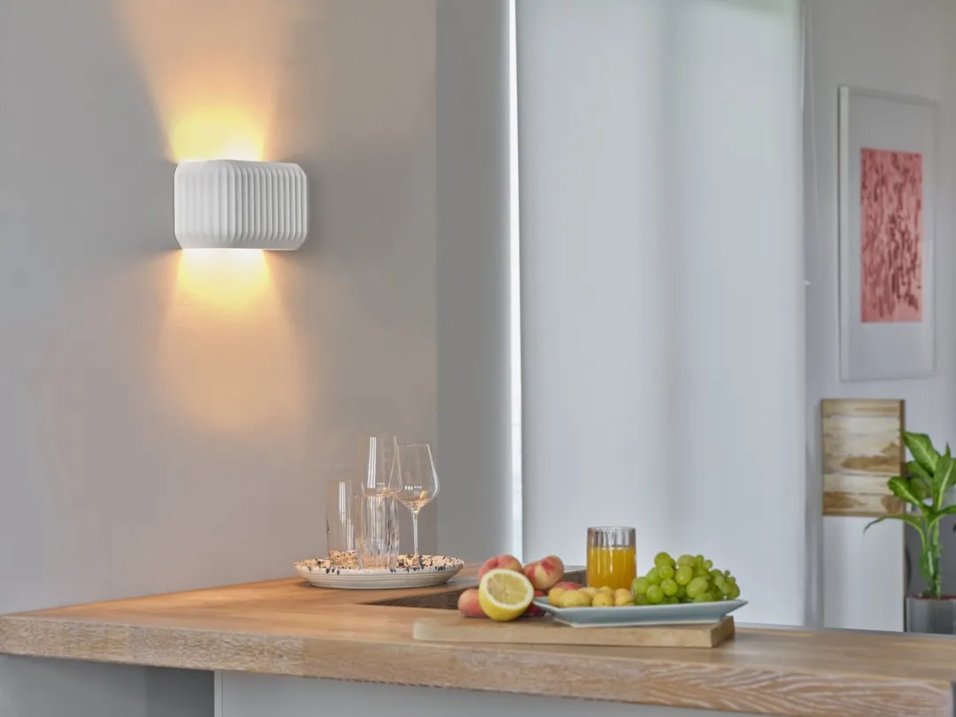 Osram Decor Plaster Routes Wall Wandlamp 250mm - E27 Wit - afbeelding 6 van 6