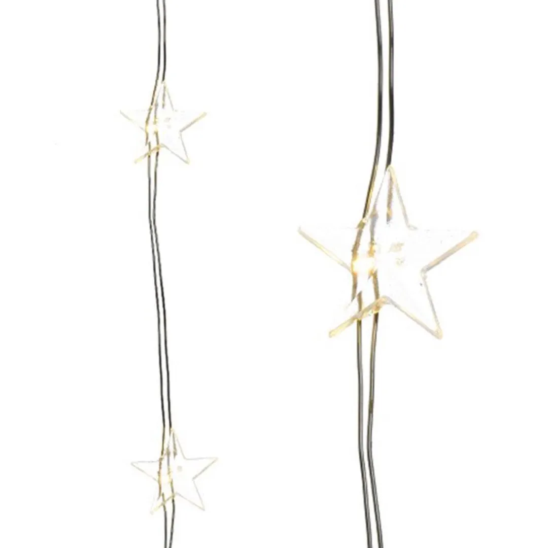 Lumineo Micro LED Sterrenstring 20 LEDs - 95cm - Zilverkleur