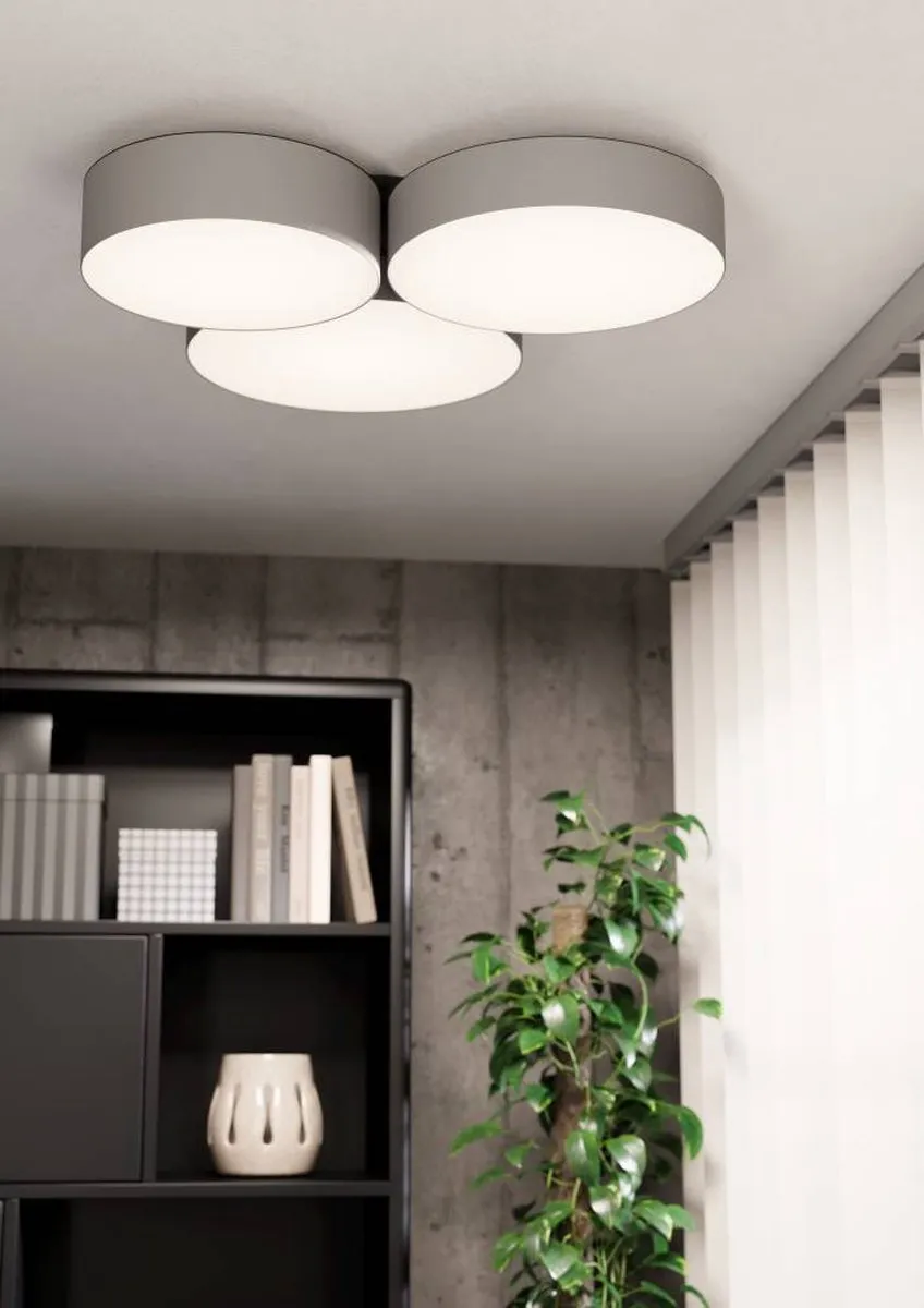 EGLO connect.z Barbano-Z Plafondlamp 60,5cm - Zwart - RGB & Wit - Zigbee