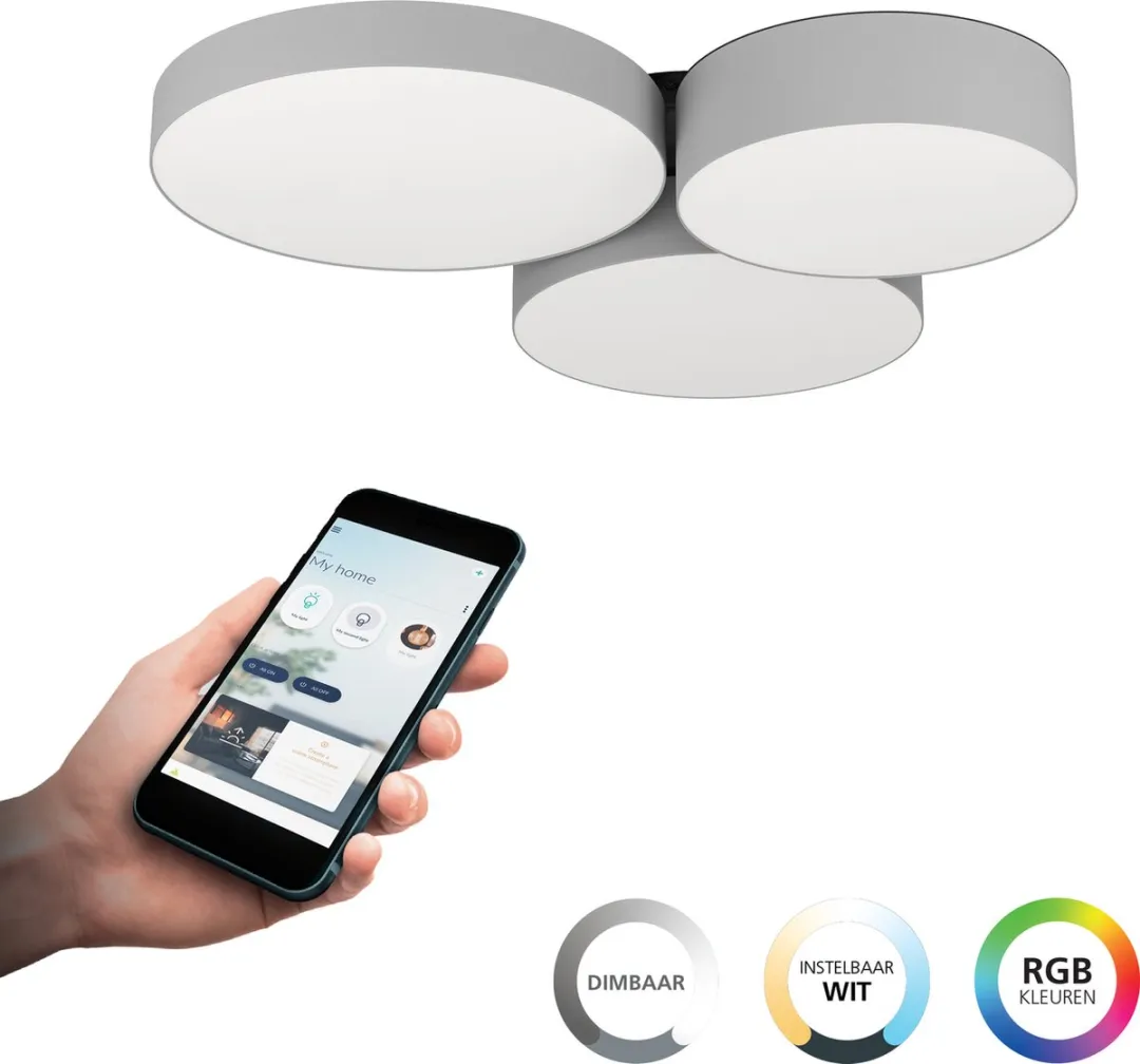 EGLO connect.z Barbano-Z Plafondlamp 60,5cm