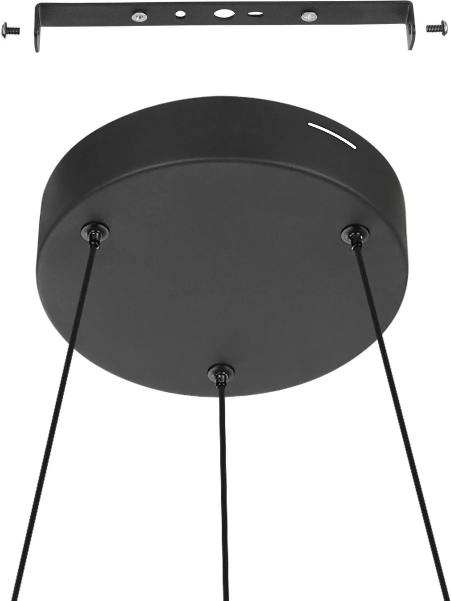 EGLO connect.z Andabaia-Z Smart Hanglamp Ø60cm - Zwart/Wit - Zigbee