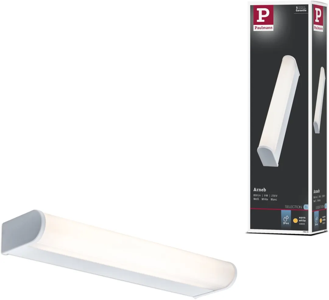 Paulmann Selection Bathroom LED-wandlamp Arneb 9W - 550lm - IP44