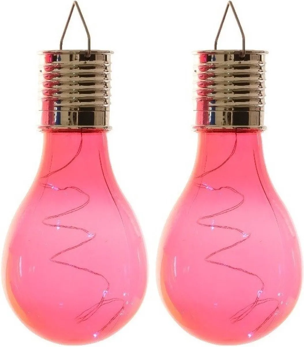 Lumineo Solar LED Lampbolletjes 2x