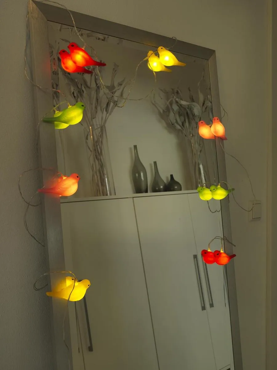 Konstsmide 1476 LED Vogelsnoer 16 Lampen - 350cm - 24V