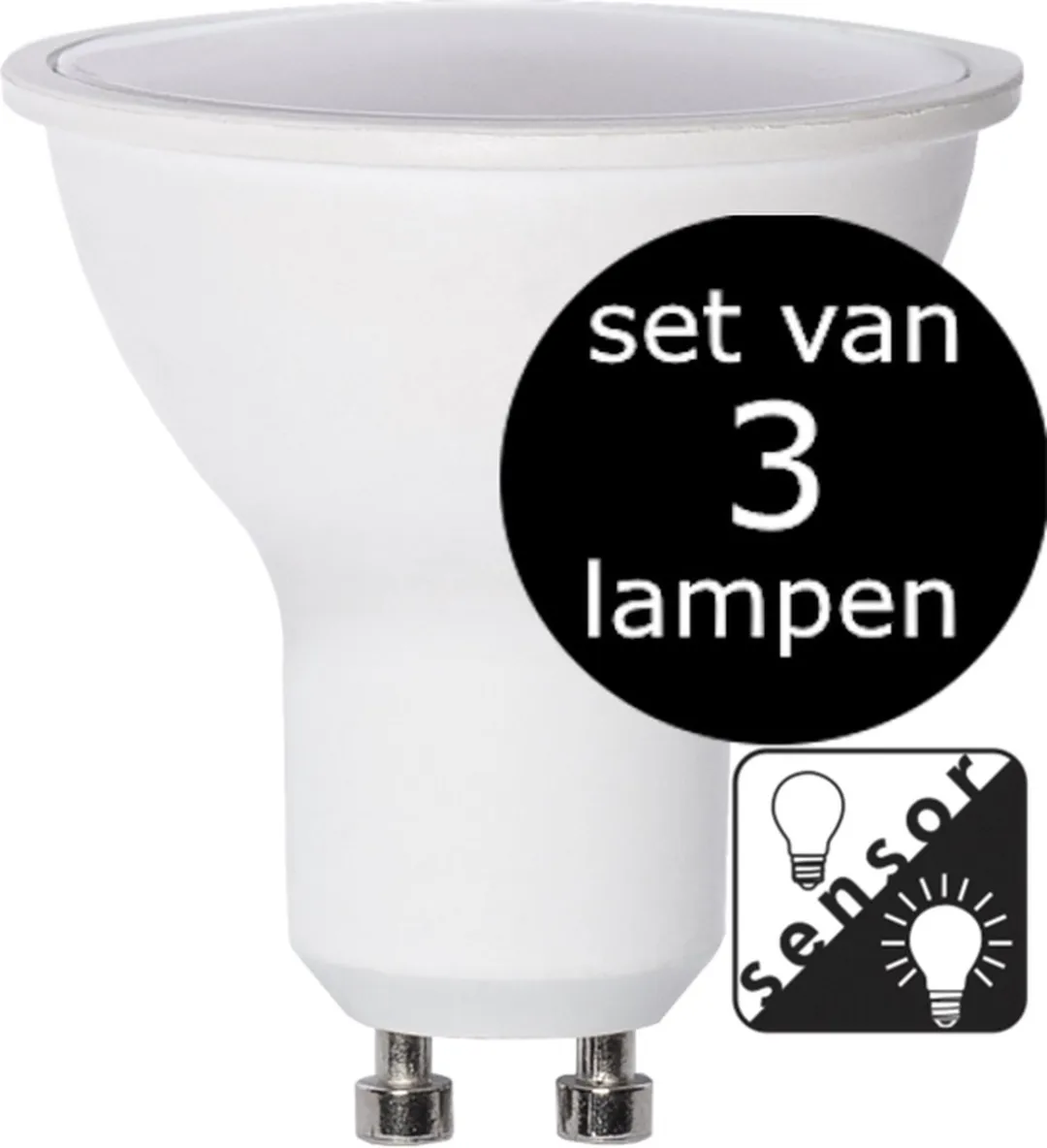 Star Trading Schemersensor Spot GU10 4.7W Warm Wit