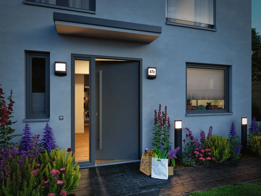 Paulmann Padea LED Wandarmatuur - 8,5W 550lm 3000K - Antraciet